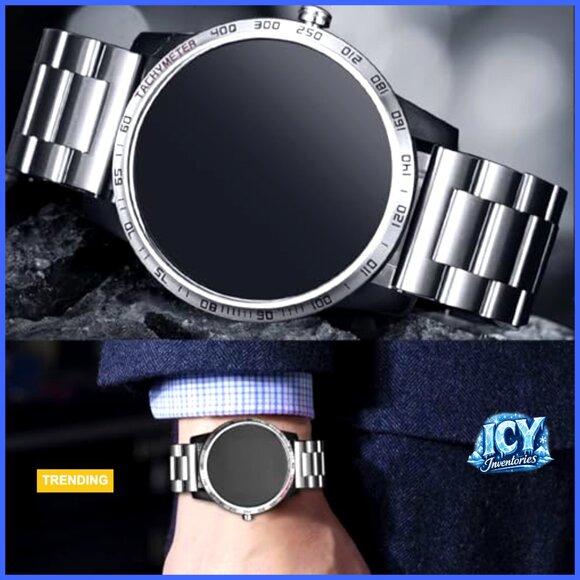 Stainless Steel Watch Band Replacement Bracelet with Double Locking Clasp main image 4